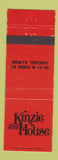 Matchbook Cover - Kinzie Steak Chop House Chicago IL