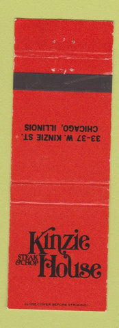 Matchbook Cover - Kinzie Steak Chop House Chicago IL