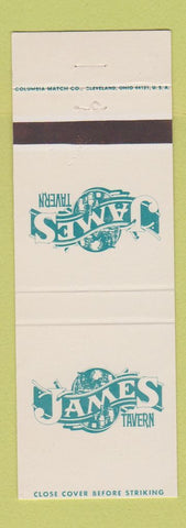 Matchbook Cover - James Tavern Cleveland OH Chicago IL