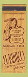 Matchbook Cover - El Bianco Italian Restaurant Chicago IL