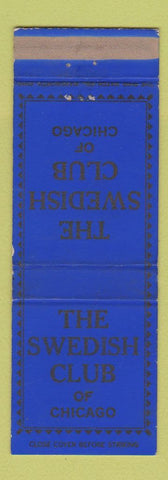 Matchbook Cover - Swedish Club Chicago IL