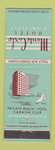 Matchbook Cover - Monte Carlo Hotel Miami Beach FL