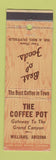 Matchbook Cover - The Coffee Pot Williams AZ Route 66 WEAR