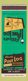 Matchbook Cover - Elliott's Pine Log Restaurant Skokie IL