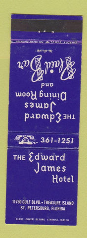 Matchbook Cover - Edward James Hotel St Petersburg FL