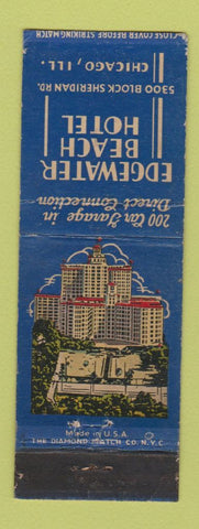Matchbook Cover - Edgewater Beach Hotel Chicago IL