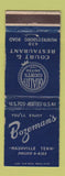 Matchbook Cover - Bozeman's Motel Quality Courts Nashville TN WEAR