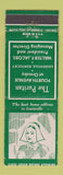 Matchbook Cover - Puritan Restaurant Louisville KY