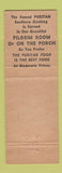 Matchbook Cover - Puritan Restaurant Louisville KY