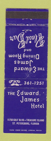 Matchbook Cover - Edward James Hotel St Petersburg FL WEAR