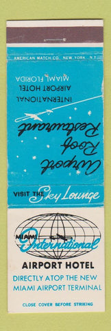 Matchbook Cover - International Airport Hotel Miami FL