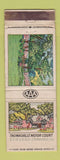 Matchbook Cover - Thomasville Motor Court Thomasville GA WEAR