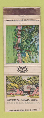 Matchbook Cover - Thomasville Motor Court Thomasville GA WEAR