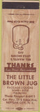 Matchbook Cover - Little Brown Jug Neptune City NJ