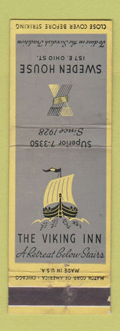 Matchbook Cover - Sweden House Viking Inn Chicago IL