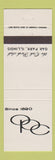 Matchbook Cover - Oak Park Club IL