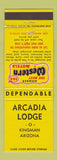 Matchbook Cover - Arcadia Lodge Kingman AZ Best Western Route 66?