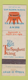Matchbook Cover - Spaghetti King Restaurant Oak Park IL