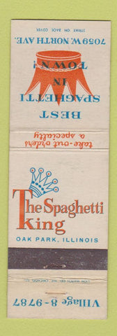 Matchbook Cover - Spaghetti King Restaurant Oak Park IL