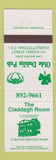Matchbook Cover - Claddagh Room Old Dublin Pub Charlottetown PEI PE