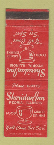 Matchbook Cover - Sheridan Inn Peoria IL