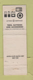 Matchbook Cover - Cities oil gas Bob's Bashford's Restaurant Fairbury IL