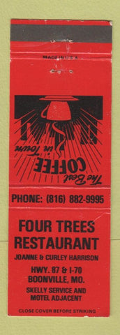 Matchbook Cover - Four Trees Restaurant Mboonville MO