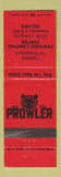Matchbook Cover - Kewanee Camping Center IL Prowler