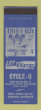 Matchbook Cover - Cycle O Bicycles Adrian GA SAMPLE CREASES