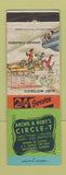 Matchbook Cover - Archie & Ruby's Circle T Restaurant Gulf oil gas Galesburg IL