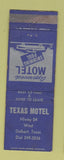 Matchbook Cover - Texas Motel Dalhart TX