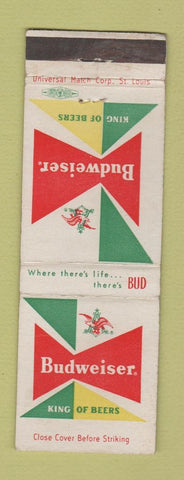 Matchbook Cover - Budweiser Beer WEAR