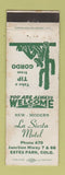 Matchbook Cover - La Siesta Motel Estes Park Colorado WEAR