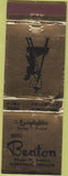 Matchbook Cover - Hotel Benton Corvallis OR