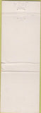 Matchbook Cover - Hotel Benton Corvallis OR