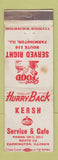 Matchbook Cover - Kersh Standard oil gas Farmington IL WEAR
