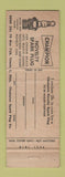 Matchbook Cover Champion Spark Plugs Schlatter's J&R Auto Store Monmouth IL WORN