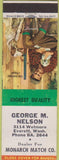 Matchbook Cover - George M Nelson Everett WA