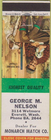 Matchbook Cover - George M Nelson Everett WA