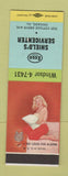 Matchbook Cover - Esso oil gas Shield's Chicago IL SAMPLE