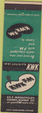 Matchbook Cover - KWK FM Radio
