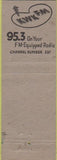 Matchbook Cover - KWK FM Radio