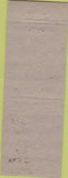 Matchbook Cover - Link's Cafe  and  Hotel Dyersville IA