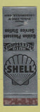 Matchbook Cover - Shell oil gas Golden Pheasant Loudonville OH SAMPLE WEAR