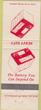 Matchbook Cover - Heavy Duty Battery