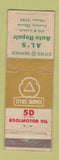 Matchbook Cover - Cities oil gas Al's Auto Repair Canton IL WEAR