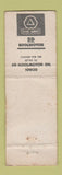 Matchbook Cover - Cities oil gas Al's Auto Repair Canton IL WEAR