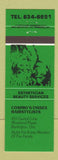 Matchbook Cover - Cosimo's Hair Salon Burlington ON