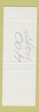 Matchbook Cover - Epicerie Labrecque Granda QC grocery SAMPLE
