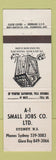 Matchbook Cover - A1 Small Jobs Sydney NS outhouse